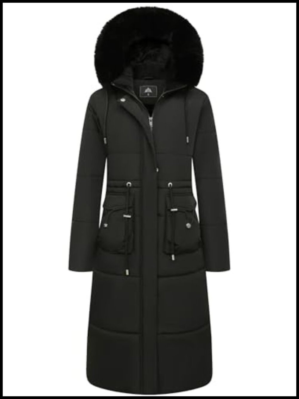Women's Long Maxi Down Jacket Puffer Coat Waterproof Warm Hooded Winter Parka